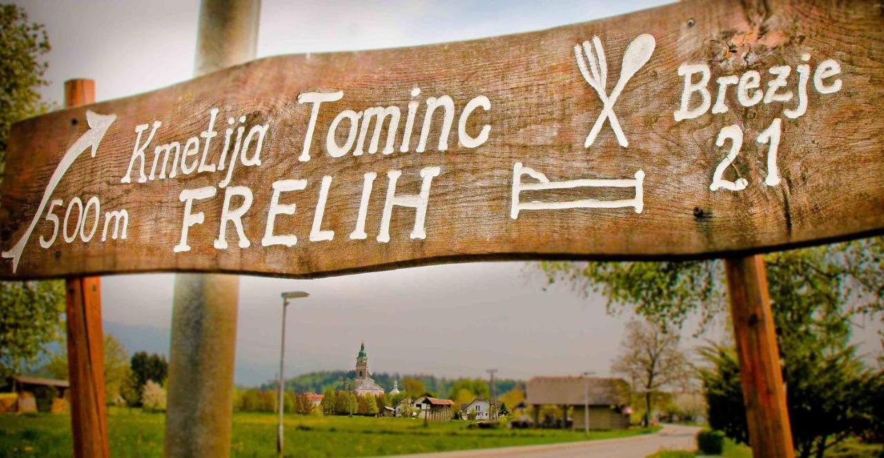 Tourist Farm Tominc Villa Brezje Kültér fotó